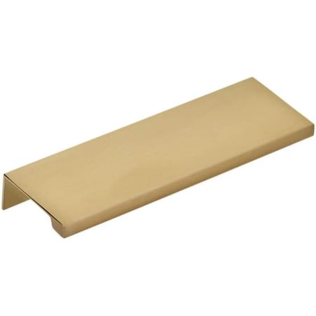 Patioplus 4 in. Center to Center Cabinet Edge Pull, Satin Brass PA2001705